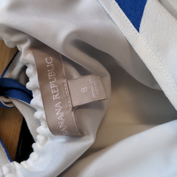 Blue and white striped dress - Picture 3 of 5